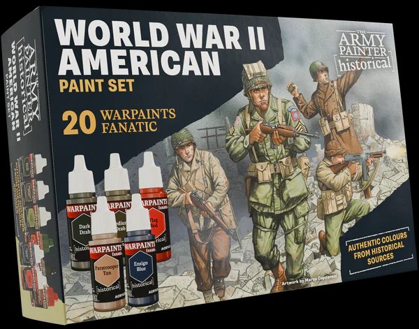 The Army Painter Historical Warpaints Fanatic Paint Set - World War II American