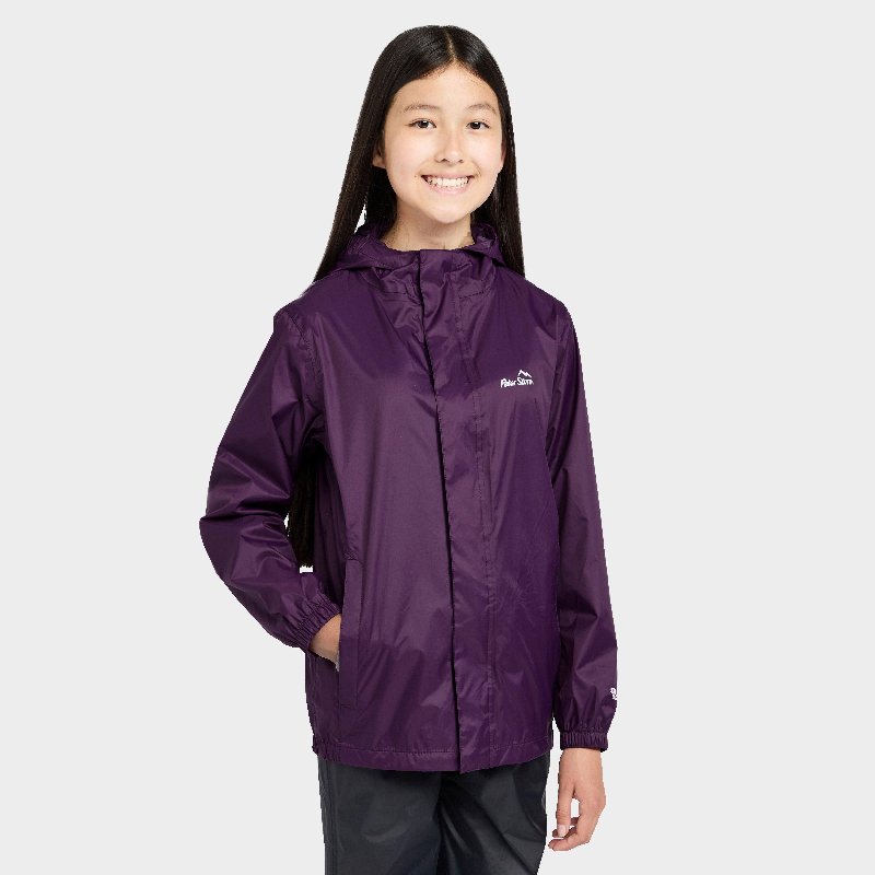 Peter Storm Kids' Hooded Packable Waterproof Jacket