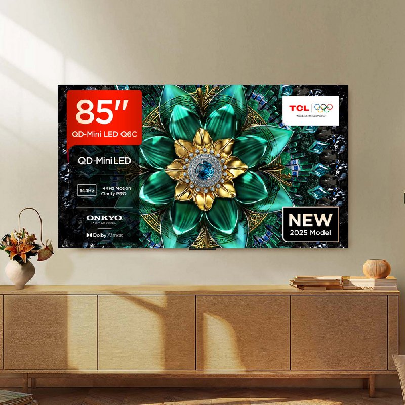 TCL 85Q6C-UK 85-inch 4K QD-Mini LED UHD Smart Google TV