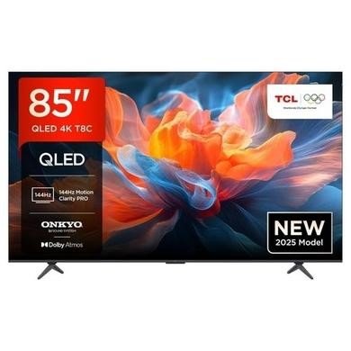 TCL T8C 85 inch 4K Ultra HD QLED Smart Google TV with Dolby Atmos