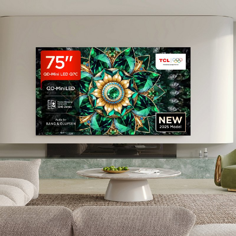 TCL Q7C 75-inch 4K QD-Mini LED Ultra HD Smart TV with Google TV