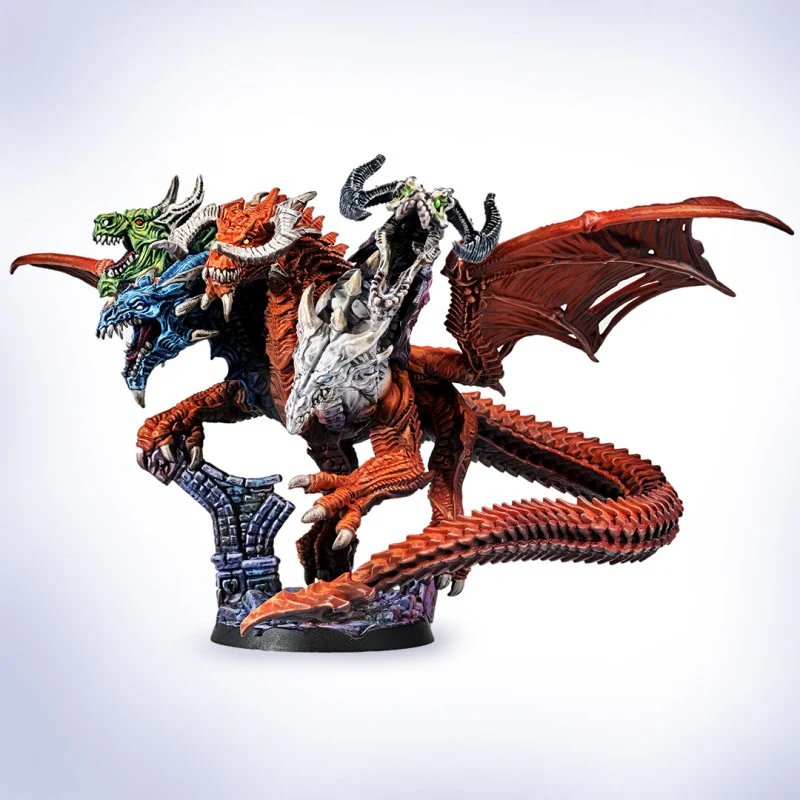 Archon Dungeons & Lasers Dragons Marduk The Tyrant Miniature Set, 145mm