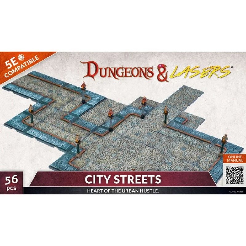 Archon Studios Dungeons & Lasers City Streets Terrain Set