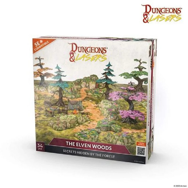Archon Dungeons & Lasers The Elven Woods Terrain Set