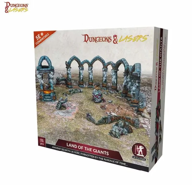 Archon Dungeons & Lasers Miniatures Land of the Giants Terrain Set