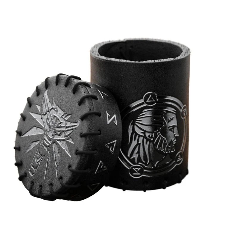 The Witcher Geralt Sword of Destiny Dice Cup in Genuine Leather