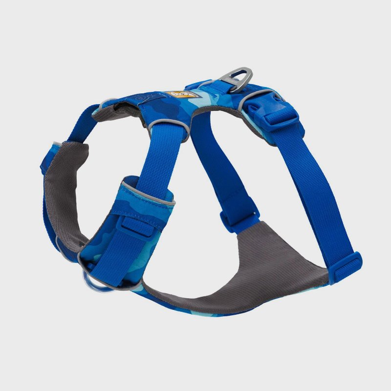 Ruffwear Front Range Dog Harness in Coastal Mountains Pattern