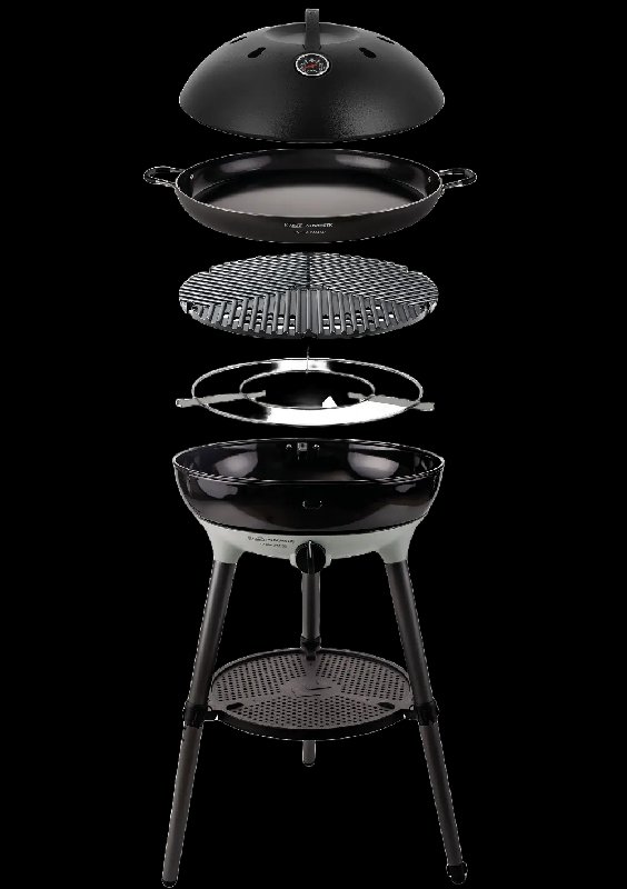 Cadac Carri Chef 50 Portable Gas BBQ with Paella Pan and Quick-Release