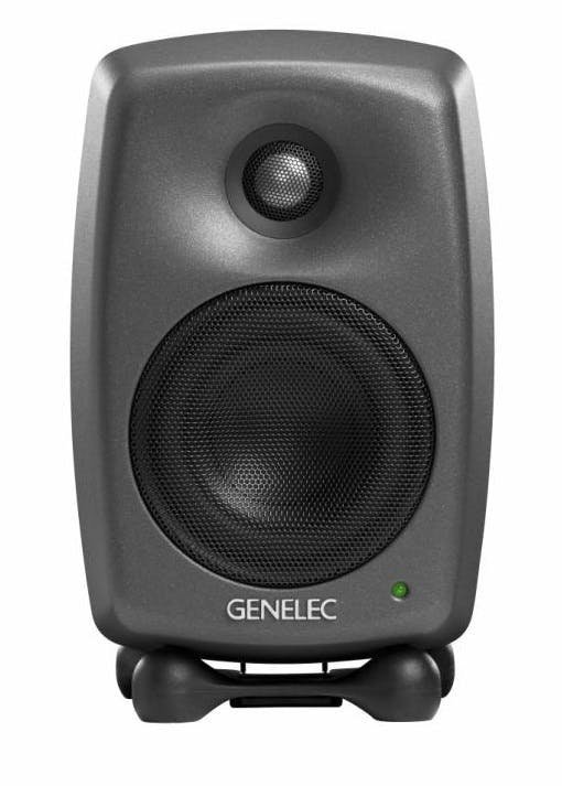 Genelec 8020D Two-Way Active Studio Monitor in Dark Grey