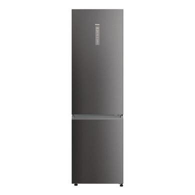 Haier 2D 60 Series 5 409 Litre Freestanding Fridge Freezer - Dark Inox