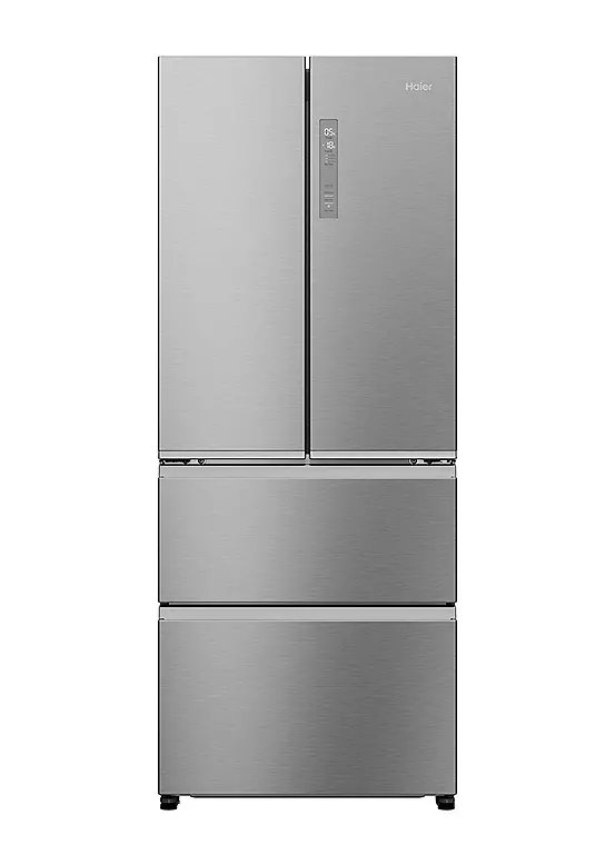 Haier HFR3718ENMM 70cm French Series 3 Multi Door Fridge Freezer in Inox