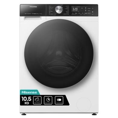 Hisense 5 Series 10.5kg 1400rpm Washing Machine - White, Model WF5S1045BW