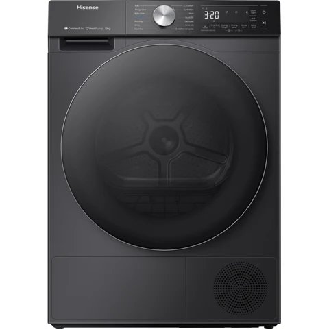 Hisense DH5S102BB Black 10kg Heat Pump Tumble Dryer - C Rated
