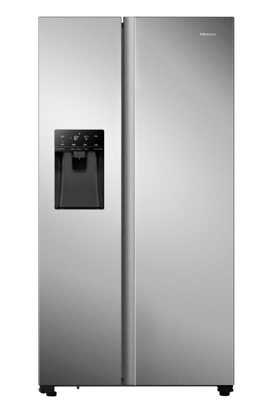 Hisense RS694N4TIE Stainless Steel American Fridge Freezer - 562L Capacity, E Rating