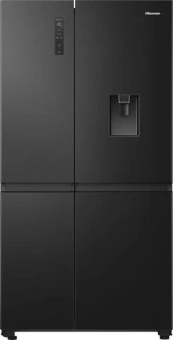 Hisense RS840N4WFE 60/40 91cm Frost Free American Fridge Freezer - Black Stainless Steel