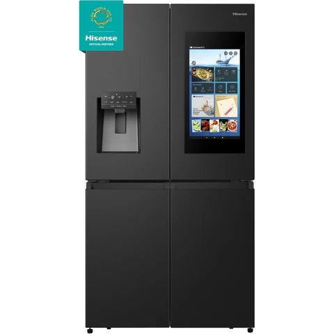 Hisense RQ760N4IFE Black American Fridge Freezer - 577L Capacity with Ice Dispenser