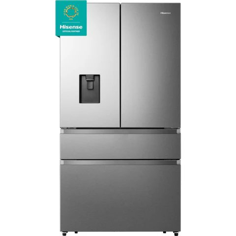 Hisense RF749N4SWSE 91.4cm Stainless Steel American Fridge Freezer, 579L