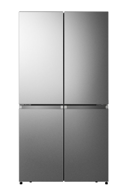 Hisense RQ758N4SASE Stainless Steel American Fridge Freezer, 609L Capacity, E Energy Rating