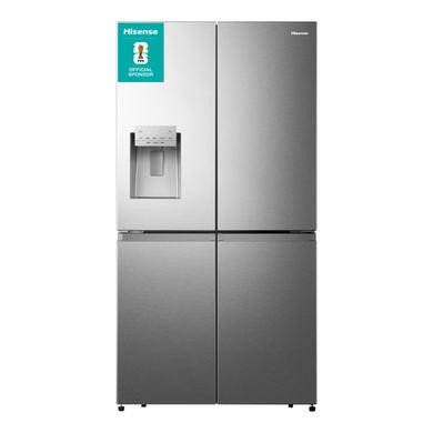 Hisense RQ760N4SASE 584 Litre 4-Door American Fridge Freezer with Water Dispenser - Grey