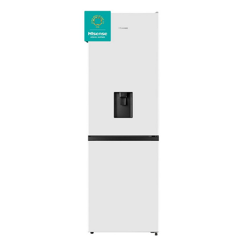 Hisense RB390N4WWE Freestanding Fridge Freezer - White, 207L Fridge, 97L Freezer
