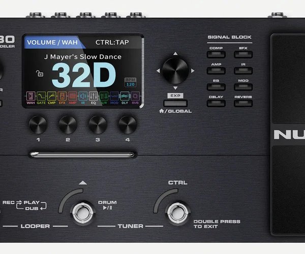 NU-X MG-30 Multi-Effect Modeler Pedal with NMP-2 Footswitch