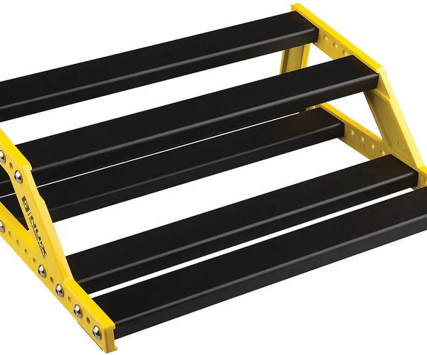 NU-X Small Bumblebee Pedalboard with Bag, Hook & Loop Fastener, and Cable Tidy
