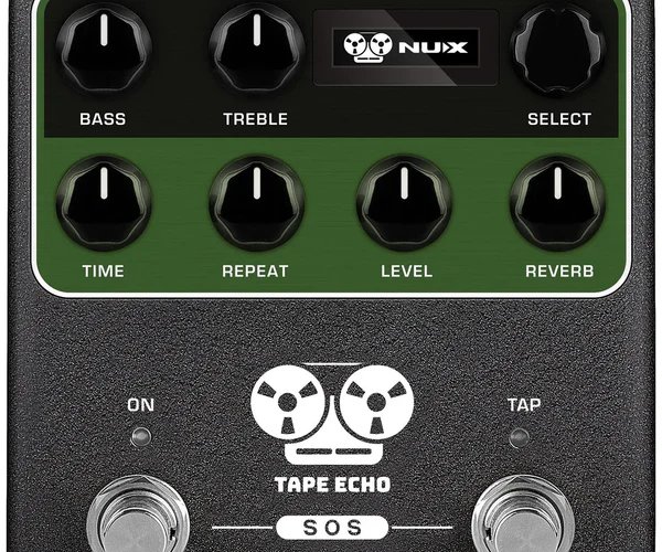 NUX NDD-7 Tape Echo Effect Looper Reverb Pedal