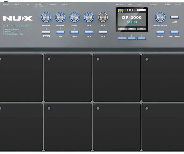 NUX DP-2000 Digital Percussion Pad with 8 Touch-Sensitive Zones
