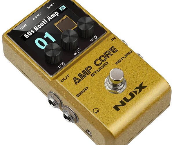 NU-X Amp Core Studio Guitar Amplifier Simulator Pedal with 26 Amp Models