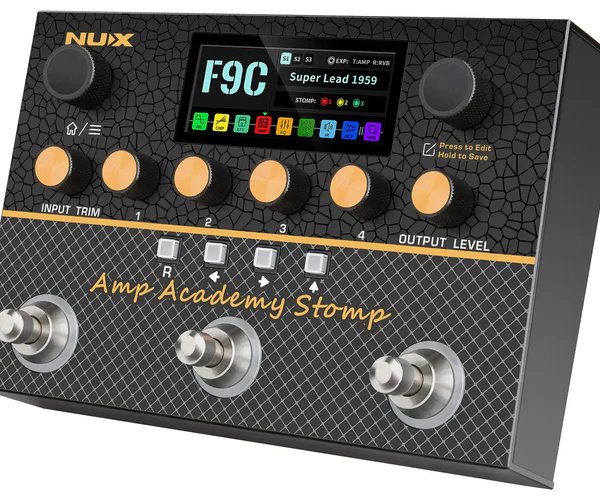 NUX Amp Academy Stomp Pedal with NBT-1 Bluetooth Adaptor
