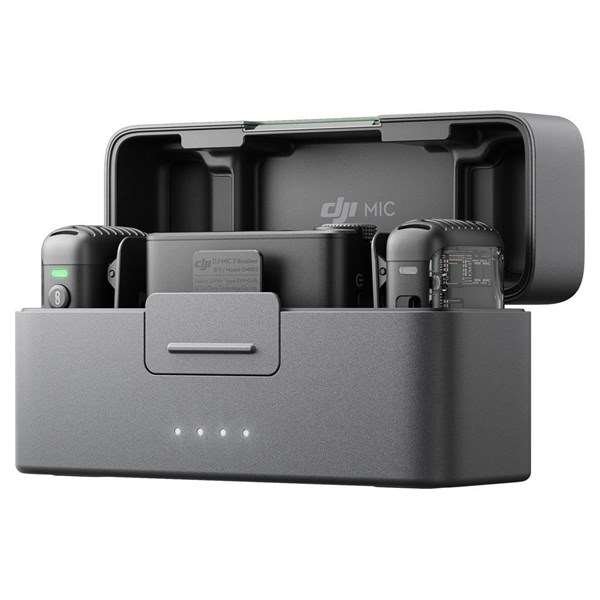 DJI Mic 2 Wireless Microphone System with 2 Transmitters, 1 Receiver and Charging Case