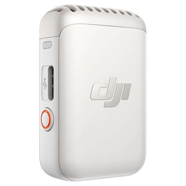 DJI Mic 2 Transmitter Pearl White Wireless Microphone