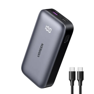 UGREEN Nexode 10000mAh Mini 30W Power Bank - Grey