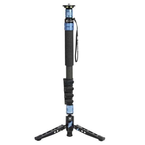 Sirui P-325FL Carbon Fibre Monopod with 5-Section Telescopic Design and Feet