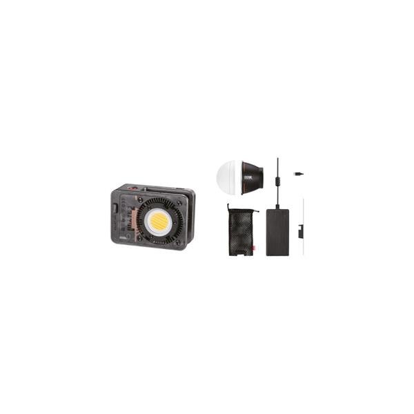 Zhiyun Molus X60 Pro LED COB Light with Reflector, Diffuser, Softbox and 2x Battery Grip
