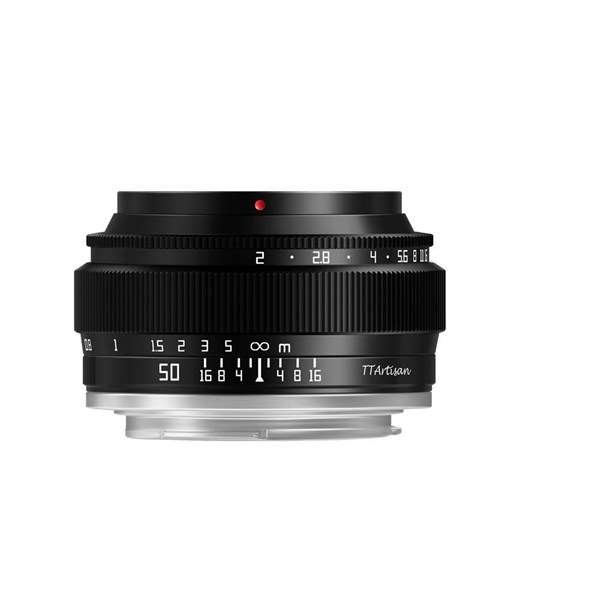 TTArtisan 50mm F2 Full Frame Manual Prime Lens in Black