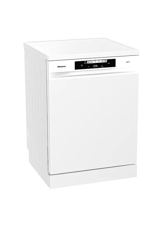 Hisense Hi4 Freestanding Dishwasher with Auto Dry, 14 Place Settings, Self-Clean, D-Rated, White