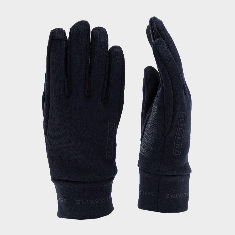 Sealskinz Unisex Acle Water Repellent Nanosealz Fleece Gloves Navy