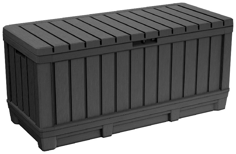 Keter Kentwood 350L Outdoor Garden Storage Box in Grey