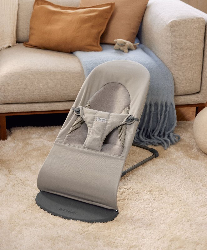 BabyBjörn Baby Bouncer Balance Soft Tri Fabric - Sand Grey