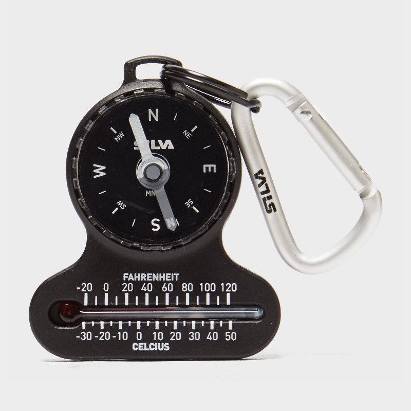 Silva 10 Compass Carabiner with Thermometer