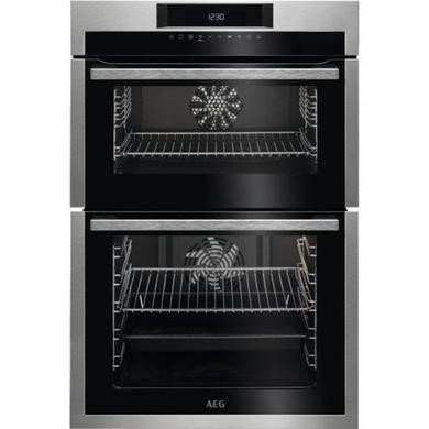 AEG 6000 Series DCE731110M Built-In Electric Double Oven - Stainless Steel