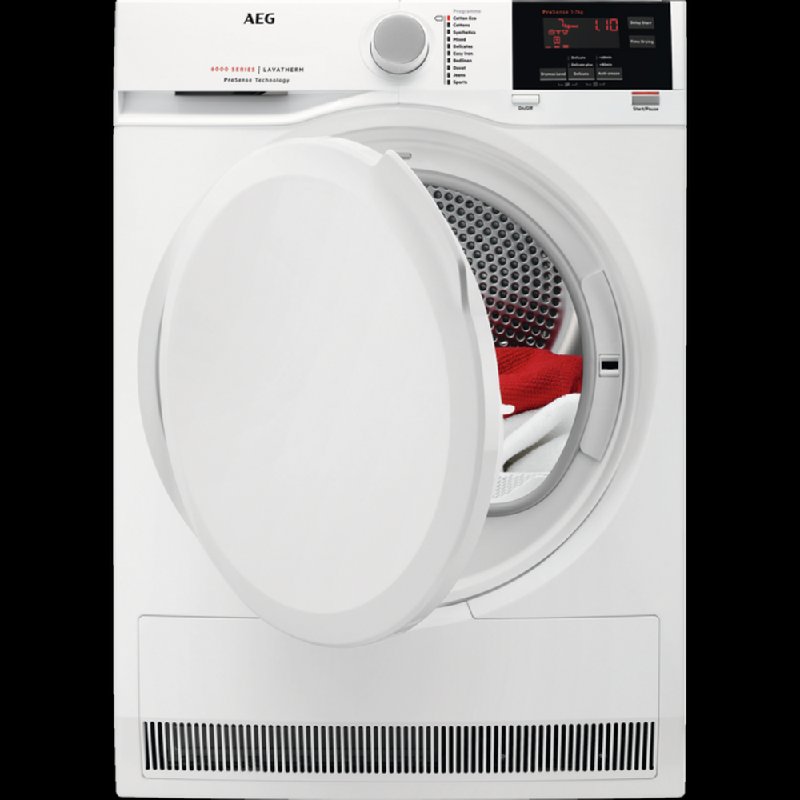 AEG T6DBG720N White 7kg Condenser Tumble Dryer