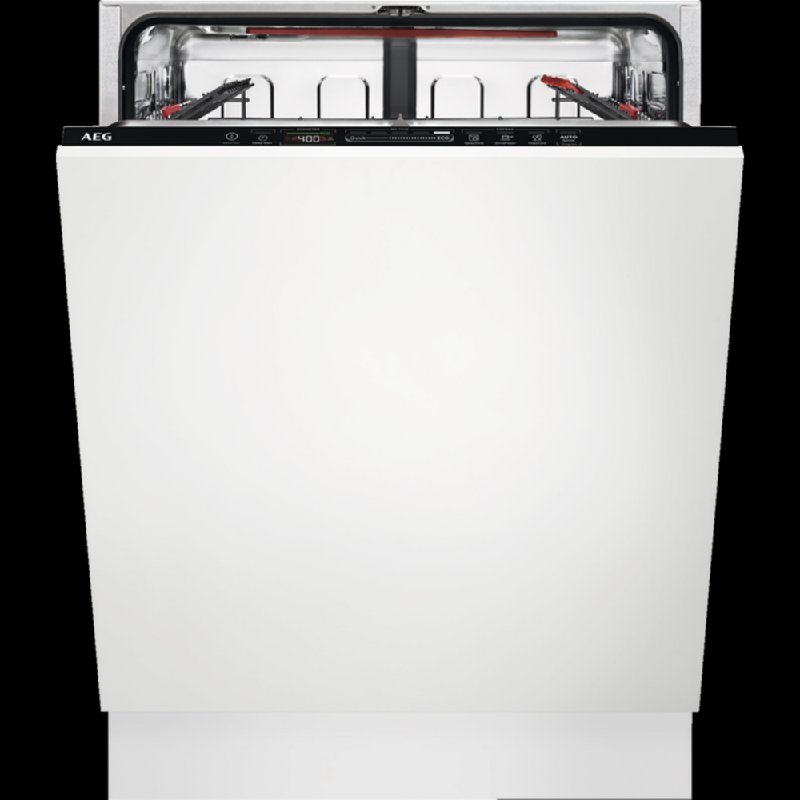 AEG FSS63607P White Integrated Dishwasher, 13 Place Settings, D Energy Rating