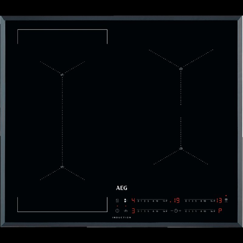 AEG IAE64421FB 60cm 4-Zone Induction Hob in Black