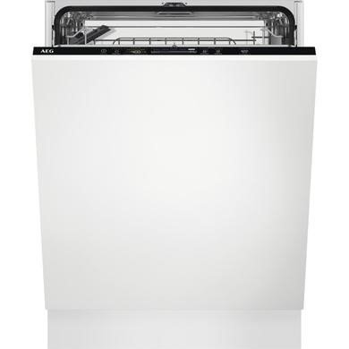 AEG Series 6000 SatelliteClean Integrated Dishwasher, Black Control Panel, 13 Place Settings