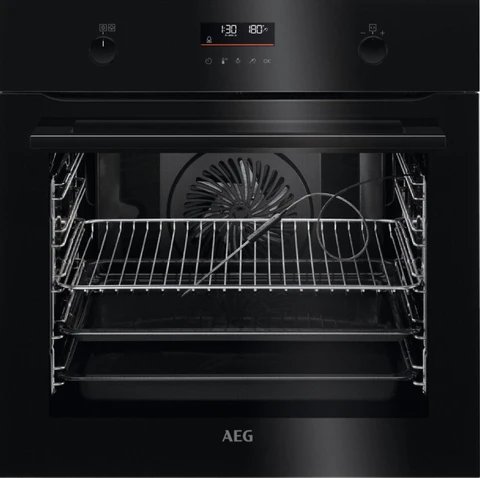AEG 6000 Series BPK556260B SteamBake Pyrolytic Self-Cleaning Single Oven