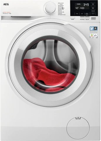 AEG LFR61842B White 8kg Washing Machine with 1400 RPM Spin
