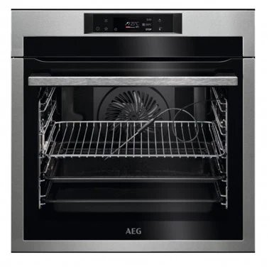 AEG 8000 Series BPE742380M 60cm Built-In Electric Oven with Food Sensor, 71L, Stainless Steel