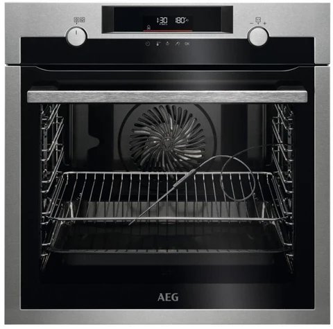 AEG BPE556060M Built-in Electric Single Oven with Pyrolytic Cleaning, 71L, A+ Rated
